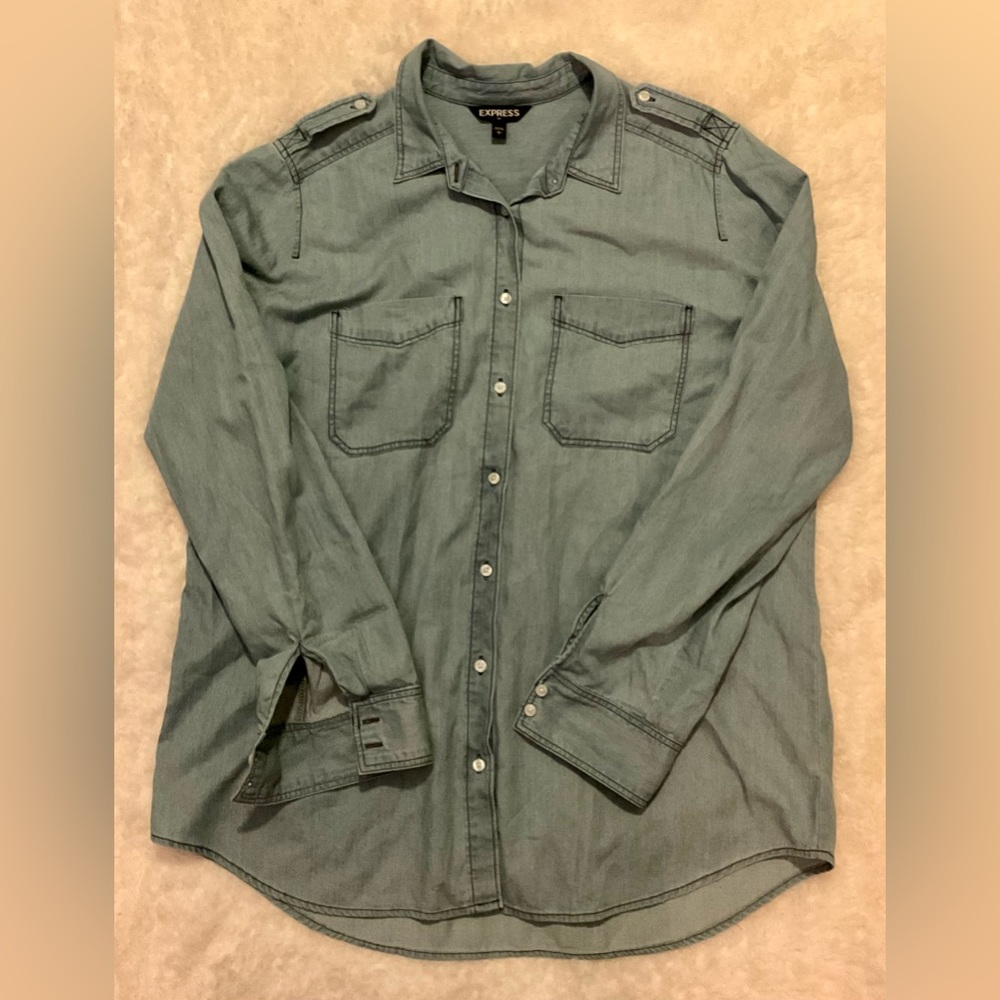 Express Denim Button up Shirt